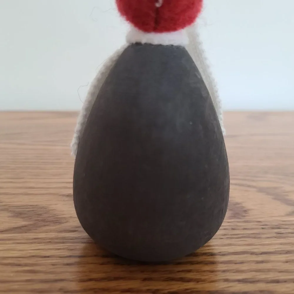 Handmade Sweden Larssons Tra Wood Christmas Gray Tomte Santa Elf Figurine Felix